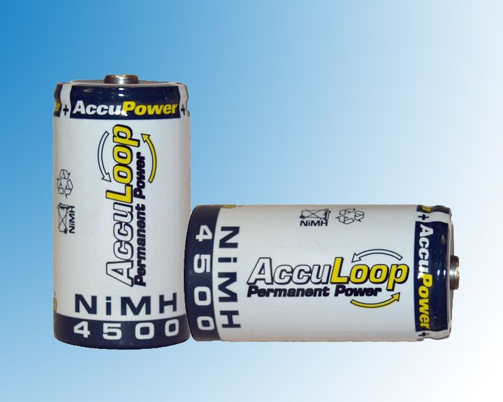 Accupower Acculoop C 4500 Precharged NiMH Rechargeable Battery 2 Pack 