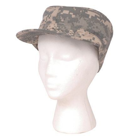 ACU Patrol Cap with Velcro ® Strip in Back & Map Pocket Inside