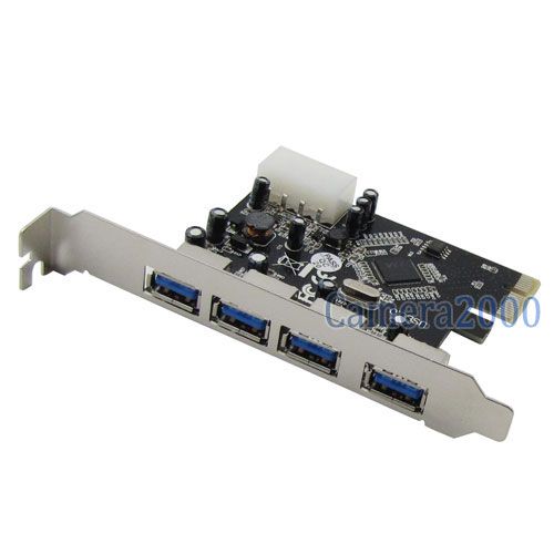 Port USB 3 0 Hub to PCI E Express Card Adapter Win7