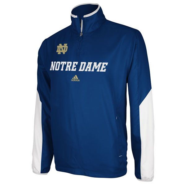 Notre Dame Fighting Irish Navy Adidas 2012 Football Sideline Hot 