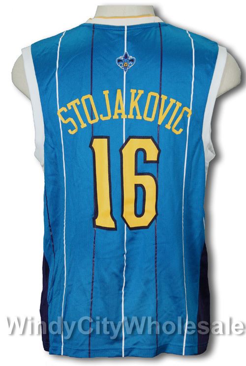 Orleans Hornets Peja Stojakovic Jersey Adidas NBA XL