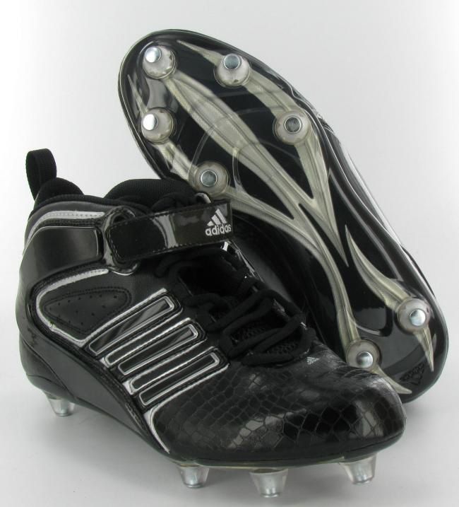 Adidas Mayhem UBV D Football Cleats Black Silver Mens New $85