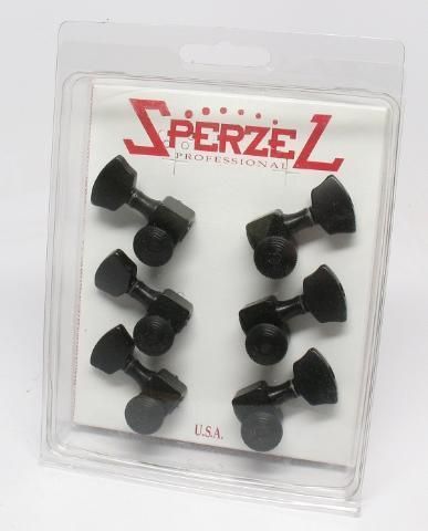 Sperzel® Tuners Locking Black Trimlok Tuners 6L Lefty