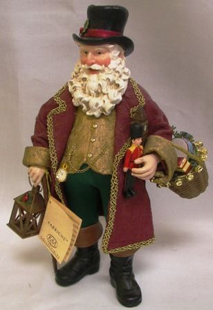 Kurt S. Adler & Kohls Fabriche Santas 10 Figurines   Classic