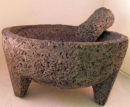 Mexican Lava Rock Molcajete Stone Mortar and Pestle 8