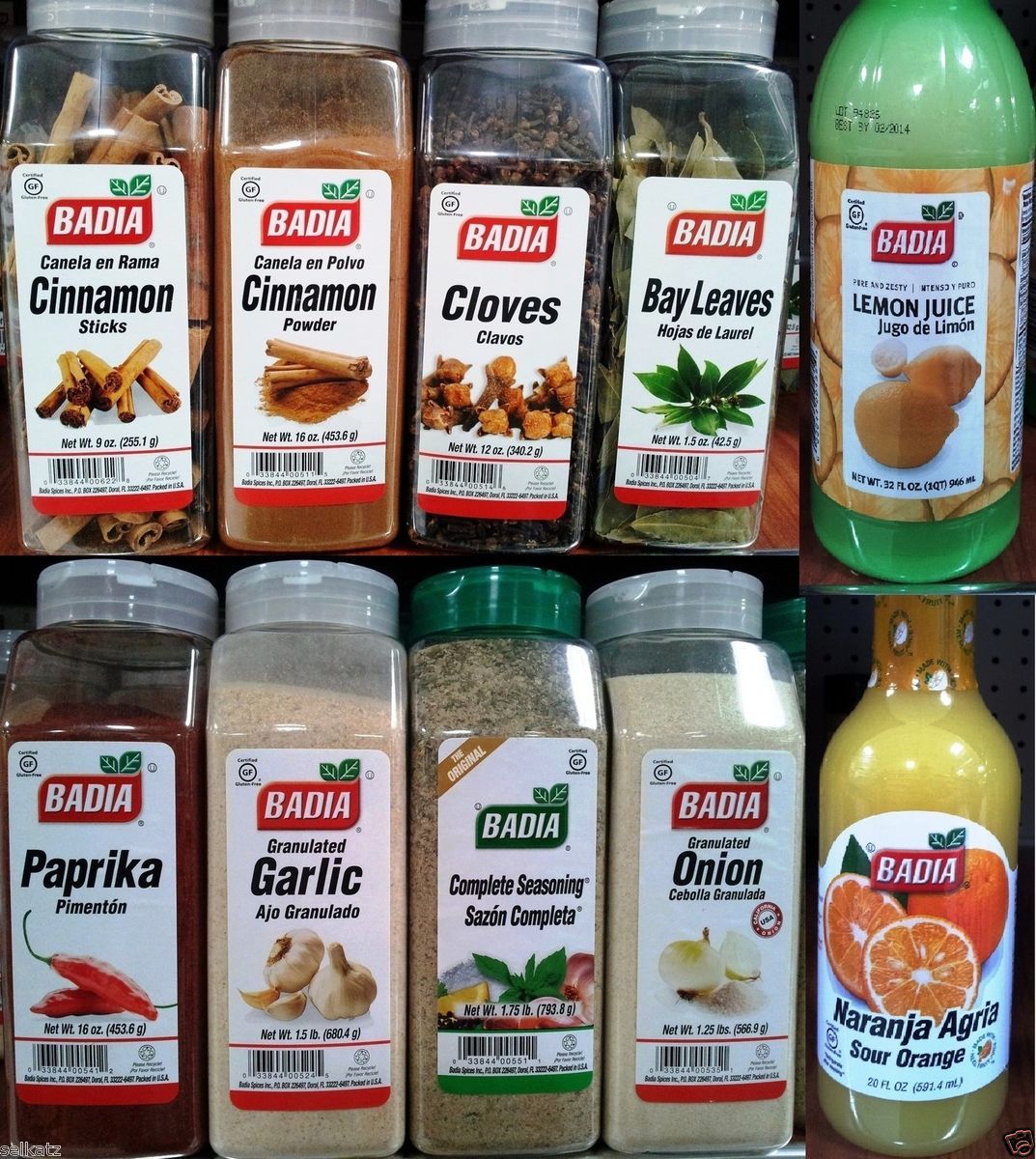 Badia Latino All Purpose Salt Seasonings Spices Many Flavors Choose 