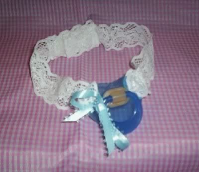 Adult Sissy Baby Strap on Time Out Pacifier Blue