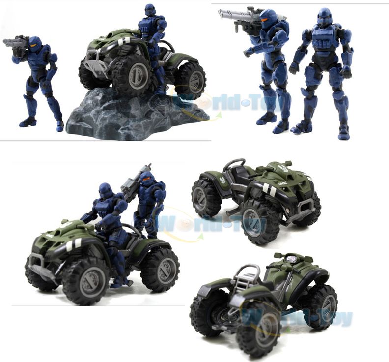 spartan warrior w rocket launcher 8pt articulation includes rock base