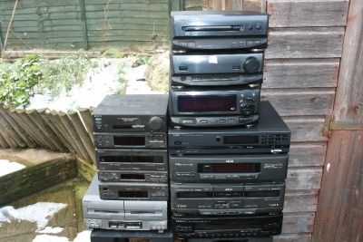 job lot hi fi systems sony kenwood akai aiwa stereo