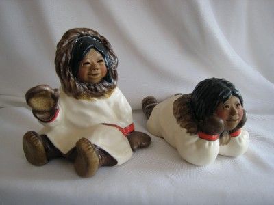 ALAN JOHNSON ALASKA FIGURINES TWO EMMA & DINAH BEAUTIFUL 