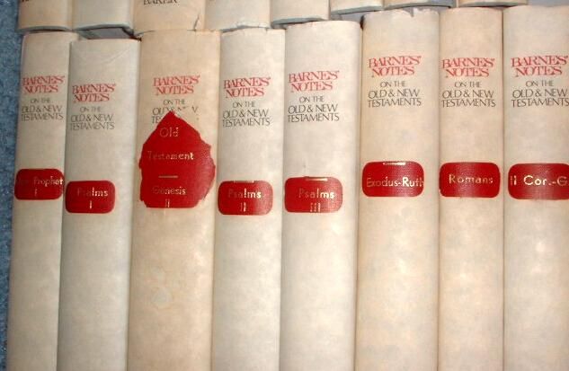 Albert Barnes Notes Bible Commentary Old New Testaments 25 Volume Book 
