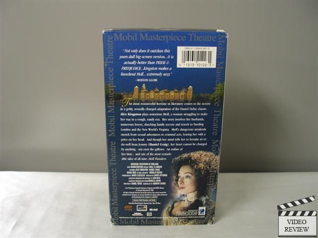 Moll Flanders (VHS, 1999, 2 Tape Set) Daniel Craig Alex Kingston