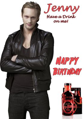 Eric Northman TRUE BLOOD Alexander Skarsgard PERSONALISED Birthday 