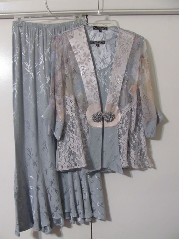 Violet Kay Spencer Alexis 3pc Silver Blue Pastels Small XS