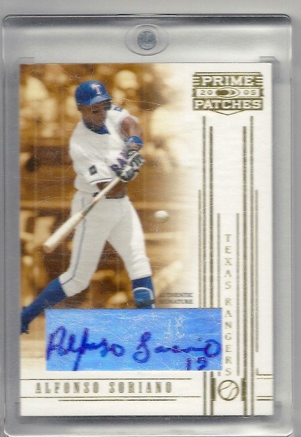 2005 prime patches alfonso soriano auto 40 40 player