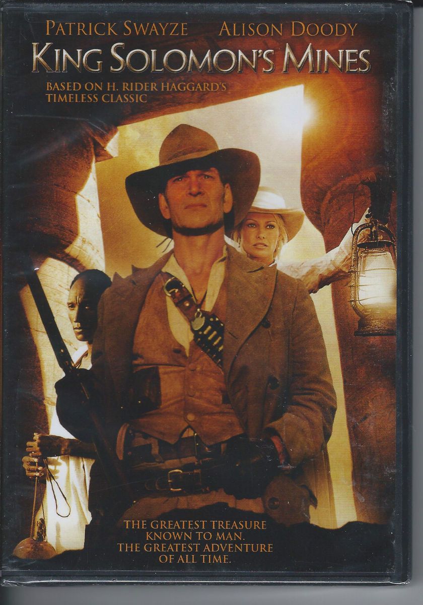 King Solomons Mines (DVD) Patrick Swayze, Alison Doody   NEW