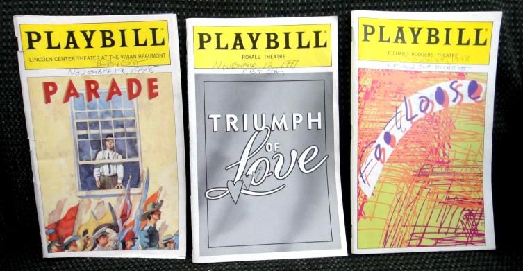 1978 2001 Huge Lot Vintage Theater Playbills 60 PC