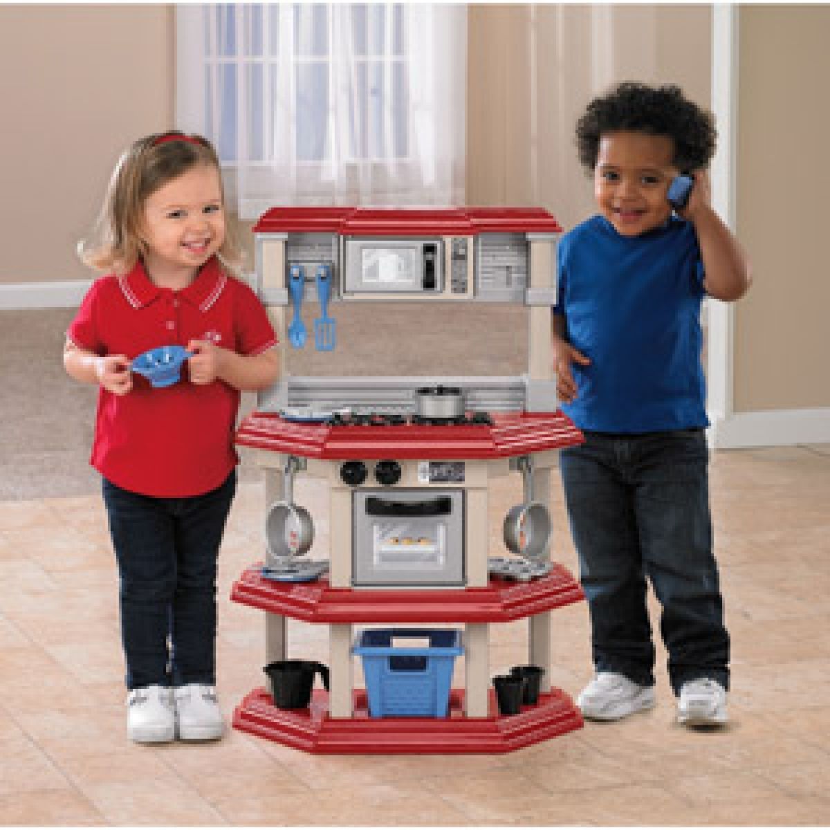 American Plastic Toys My Very Own Gourmet Kitchen Set Pretend Play W 