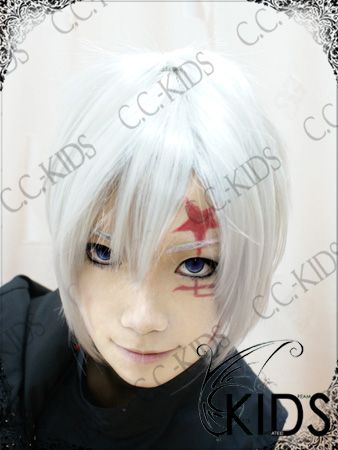 gray man allen walker ver3 cosplay wig costume materials high 