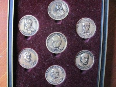 Vtg Scientist Commemorative 7 Coin Set Fight Against Infectious 