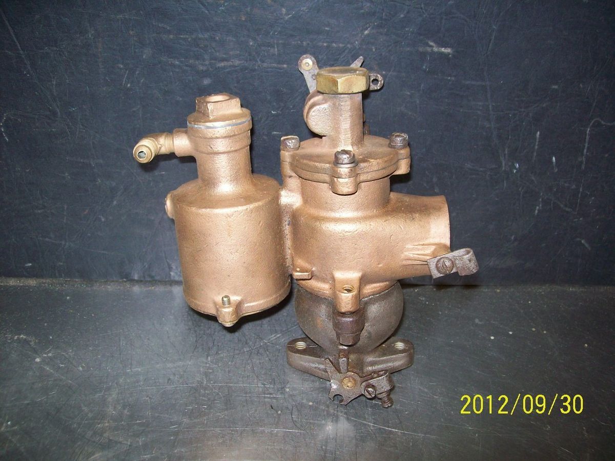 Detroit Lubricator Model 25 Stewart Carburetor for Parts or Repair 