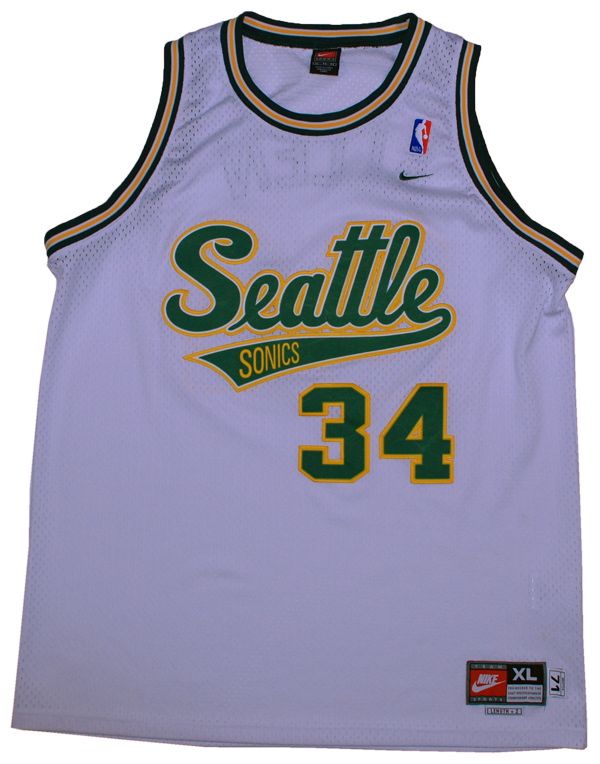 Ray Allen Retro Throwback Sonics Swingman NBA Jersey XL