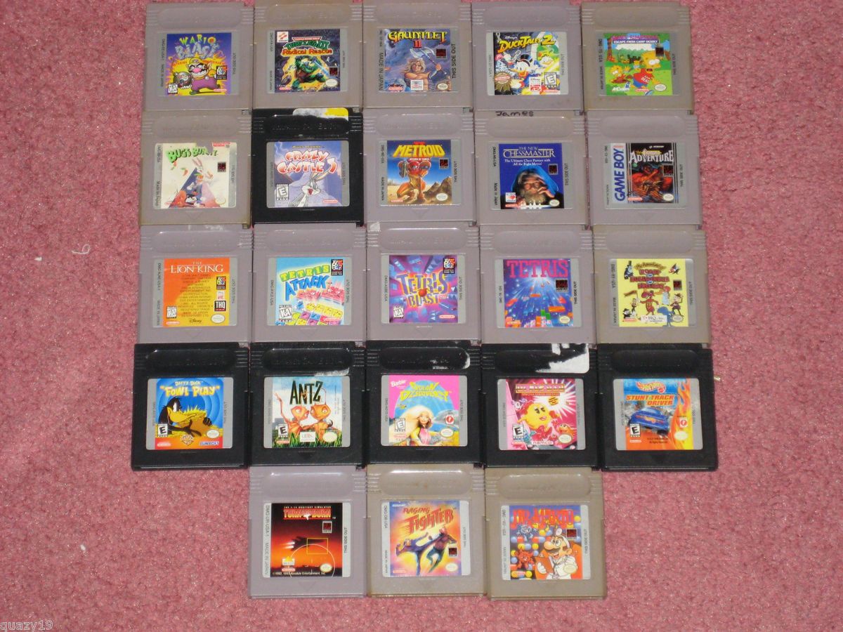 Game Boy Games Your Choice You Pick What You Want N 2