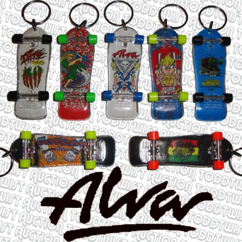 Alva 80s Skateboard Key Ring Danforth Smith Reategui