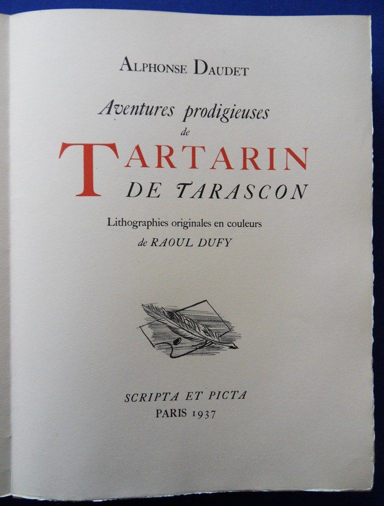   Tartarin de Tarascon 141 Original Lithographs Daudet 1937