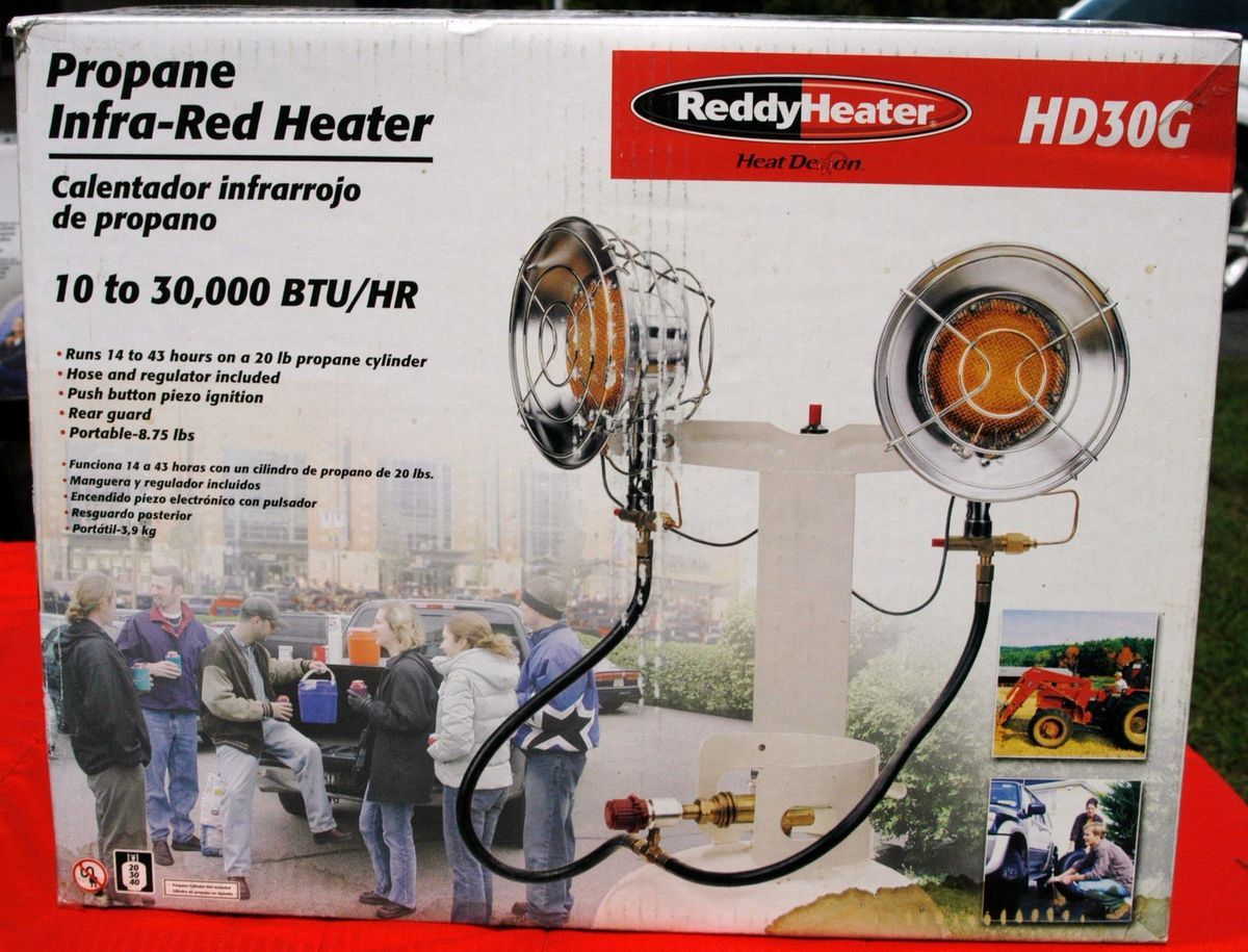 Reddy Heat Demon HD30G Infra Red 10 30 000BTU Double Tank top LP 