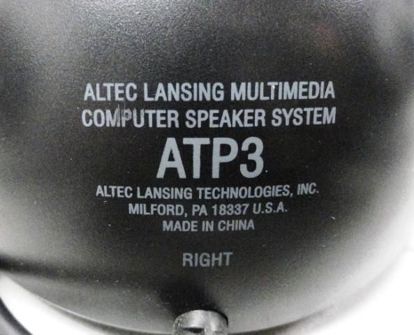 Altec Lansing ATP3 2 1 Multimedia PC Speaker System 6 Watts 90 20 000 