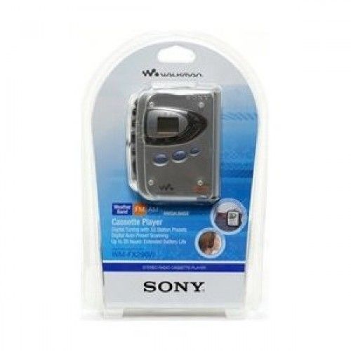 Sony WMFX290W Walkman Weather Radio Cassette Am FM Auto Preset 