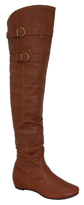 BLOSSOM AMAR 14 Womens Over the knee high boots on flat bottom with 