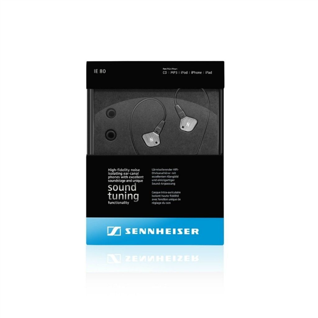 SENNHEISER IE80 PROFESSIONAL EAR CANAL HEADPHONES