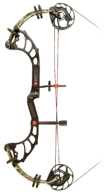 PSE ARCHERY NEW 2011 X FORCE DREAM SEASON EVO BLK CAMO 55 60LB PACKAGE 