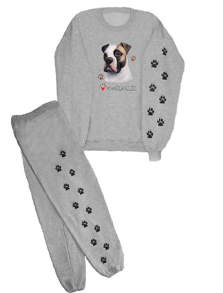 American Bulldog sweat Shirt and sweat Pants s M L XL