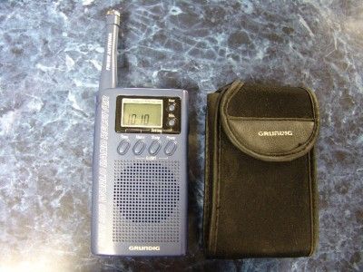   Mini 300 World Band Am FM SW Radio Receiver Metallic Blue