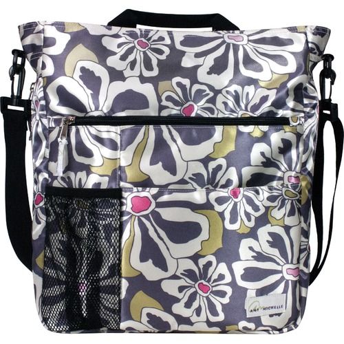 Amy Michelle Lexington Poly Satin Convertible Diaper Bag