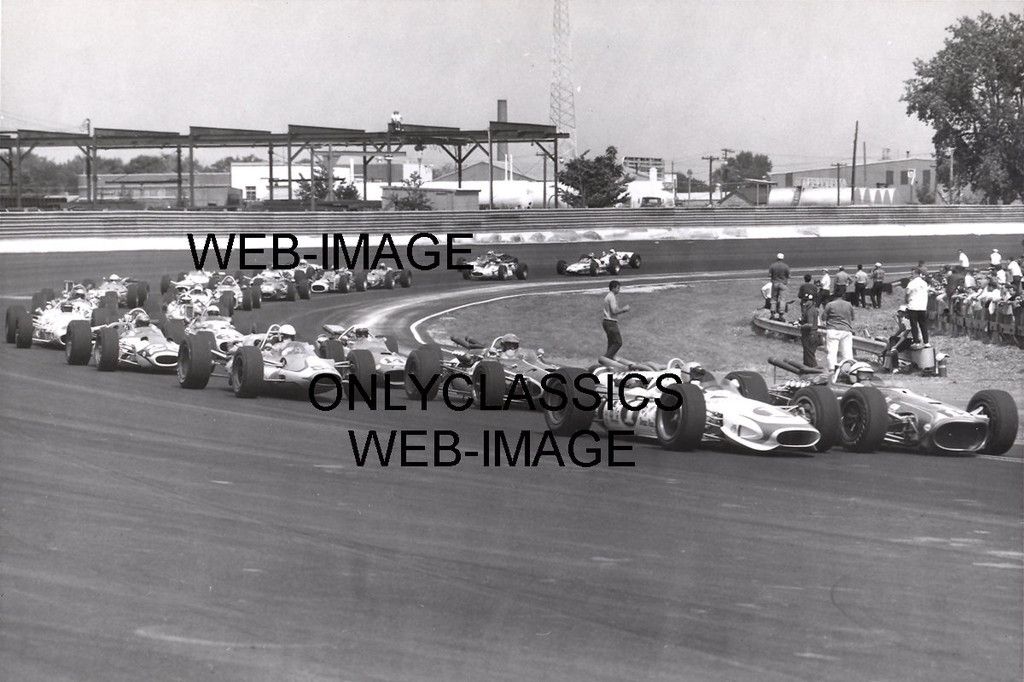 1967 Milwaukee 200 Photo Indy 500 Cars Andretti Foyt