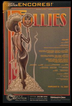 Broadway Sondheim Byrd Poster Follies Victoria Clark