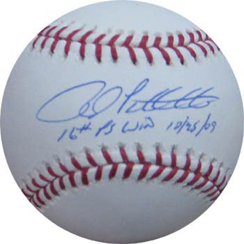 Andy Pettitte Signed Inscribed Baseball Steiner Yankees