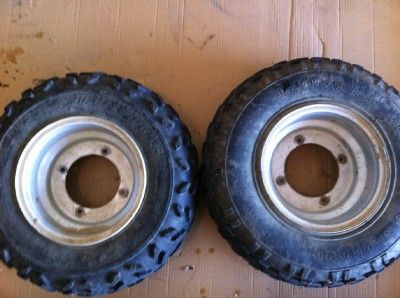 Front Wheels and Tires 4 156 21x7x10 Yamaha ATV Blaster Banshee Raptor 