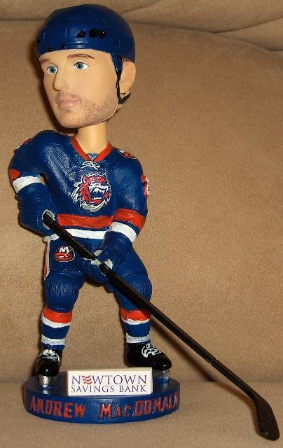 ANDREW MACDONALD Bridgeport Sound Tigers New York Islanders Bobblehead 