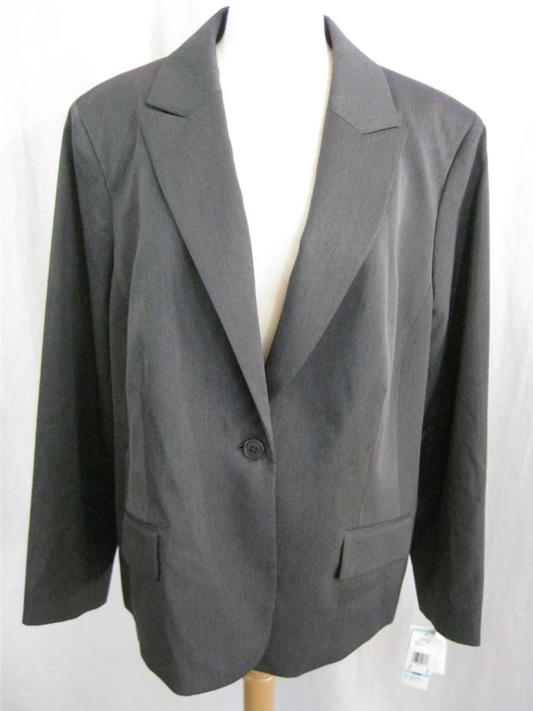 Anne Klein Womens Stretch Career Suit Blazer Jacket Various
