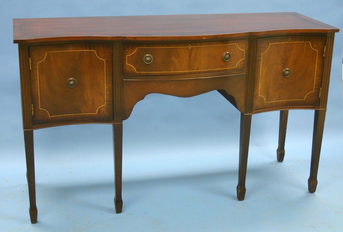 Antique Furniture English Mahogany Sideboard Buffet