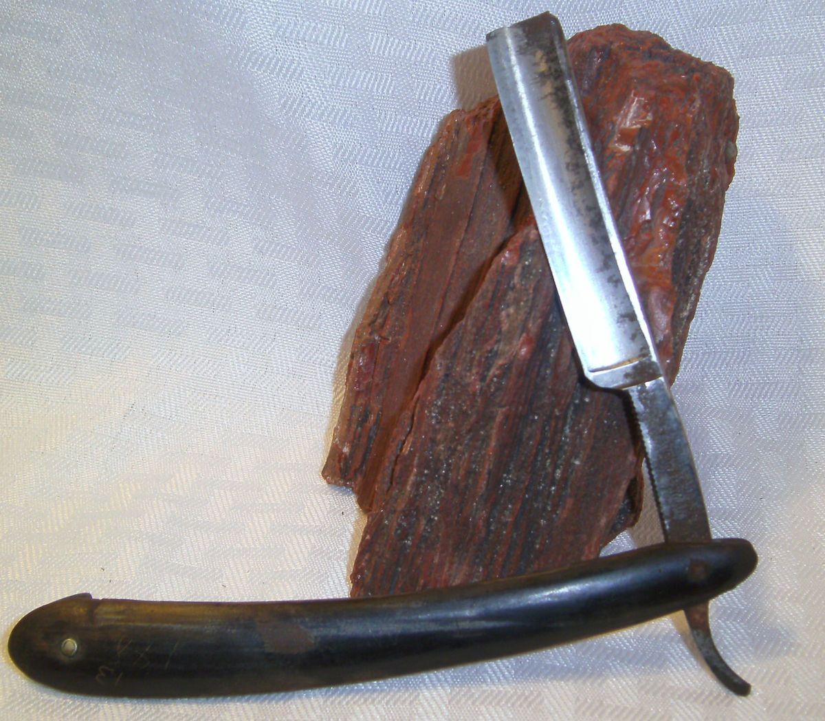 Vintage Straight Razor Antoni Tadross 2874 Germany Bone Handle 