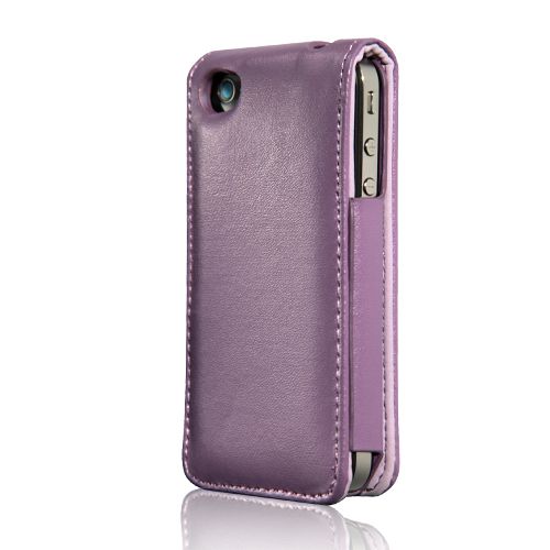 Flip PU Leather Case Cover Pouch for Apple iPhone 4 4G 4S Verizon in 