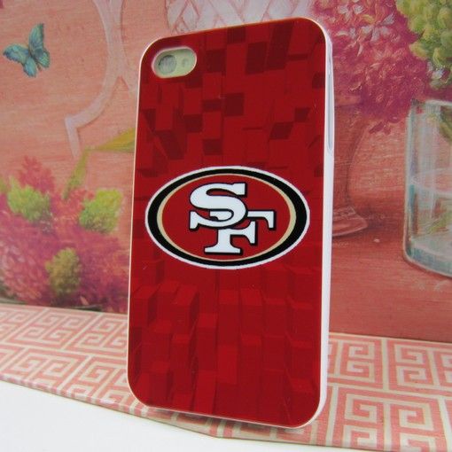 Apple iPhone 4 4S 4G San Francisco 49ers Red Soft Rubber Skin Case 