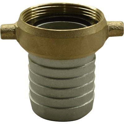 Apache Short Shank Female Aluminum Coupling 2in Dia. 75 PSI Maximum 