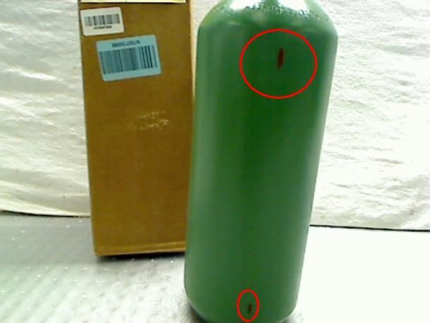   EmptyTank 20 Cubic Ft Argon/CO2 MIG Welding Shielding Gas Cylinder